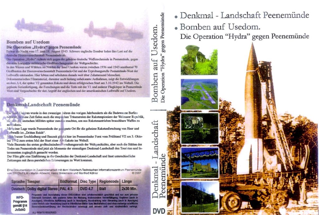 DVD-Cover: Denkmal - Landschaft Peenemünde | Bomben auf Usedom