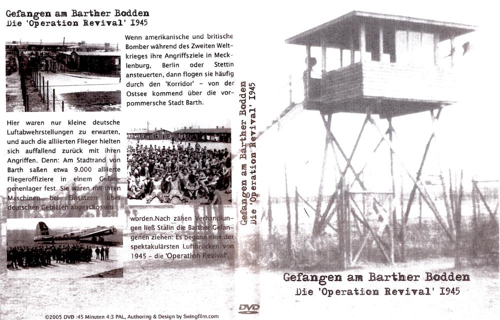 DVD-Cover: Gefangen am Barther Bodden. Doe 'Operation Revival' 1945